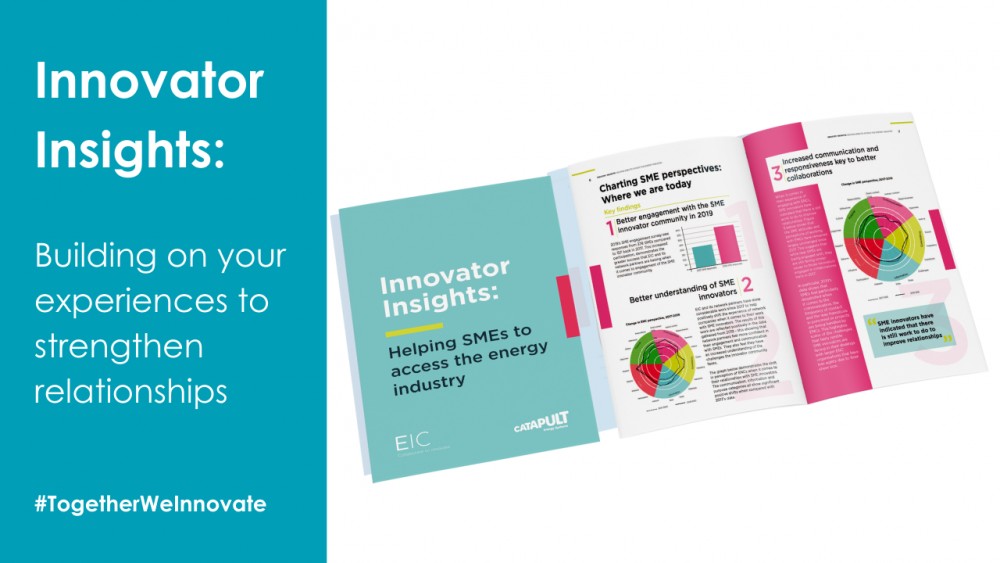 EIC & Energy Systems Catapult launch Innovator Insights Report