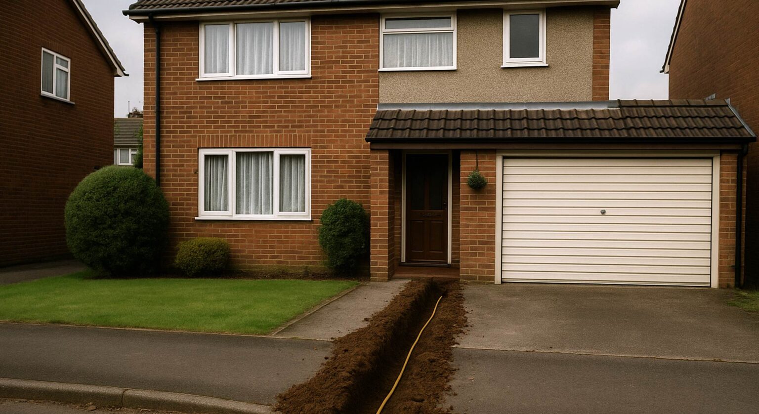 House requiring Service cable replacement